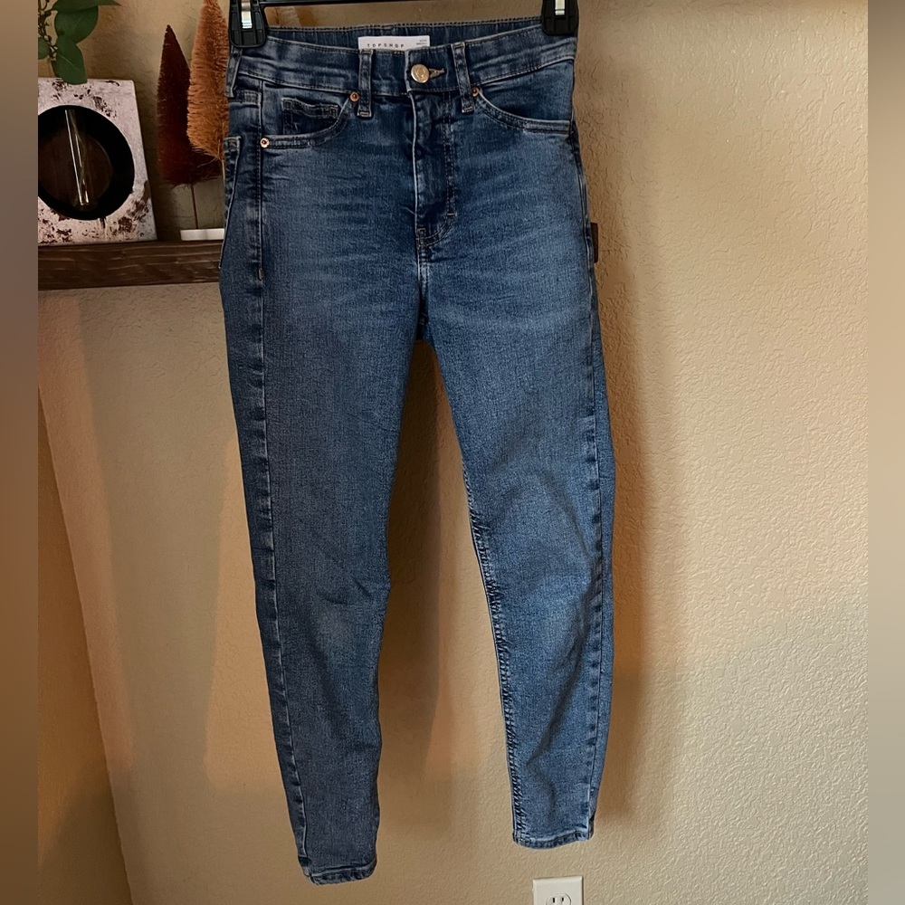 Topshop Petite Jamie High Waisted Skinny Jeans